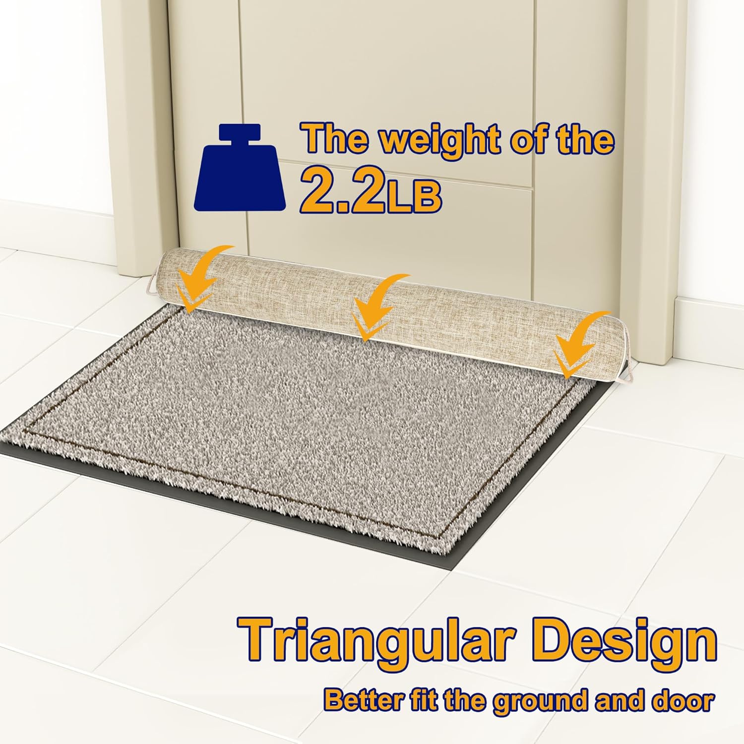 NABOWAN 38 Inch Weighted Door Draft Stopper