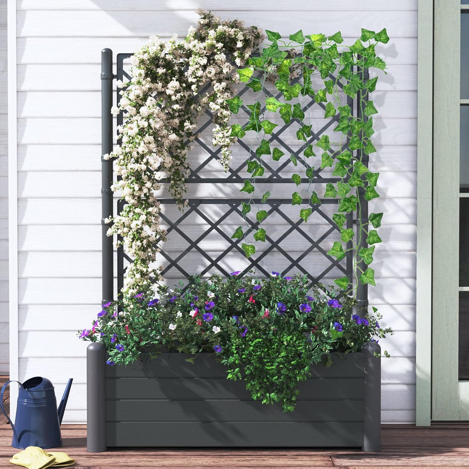 CQURE 18 Pack Artificial Ivy Garland 126 Ft UV Resistant