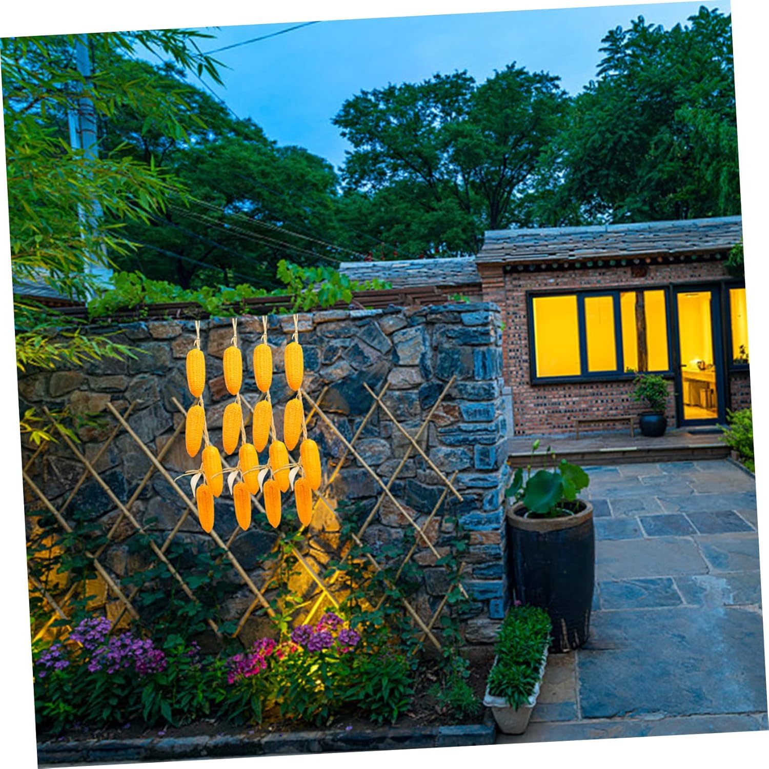 Cabilock Artificial Corn Decor for Farmhouse and Kitchen
