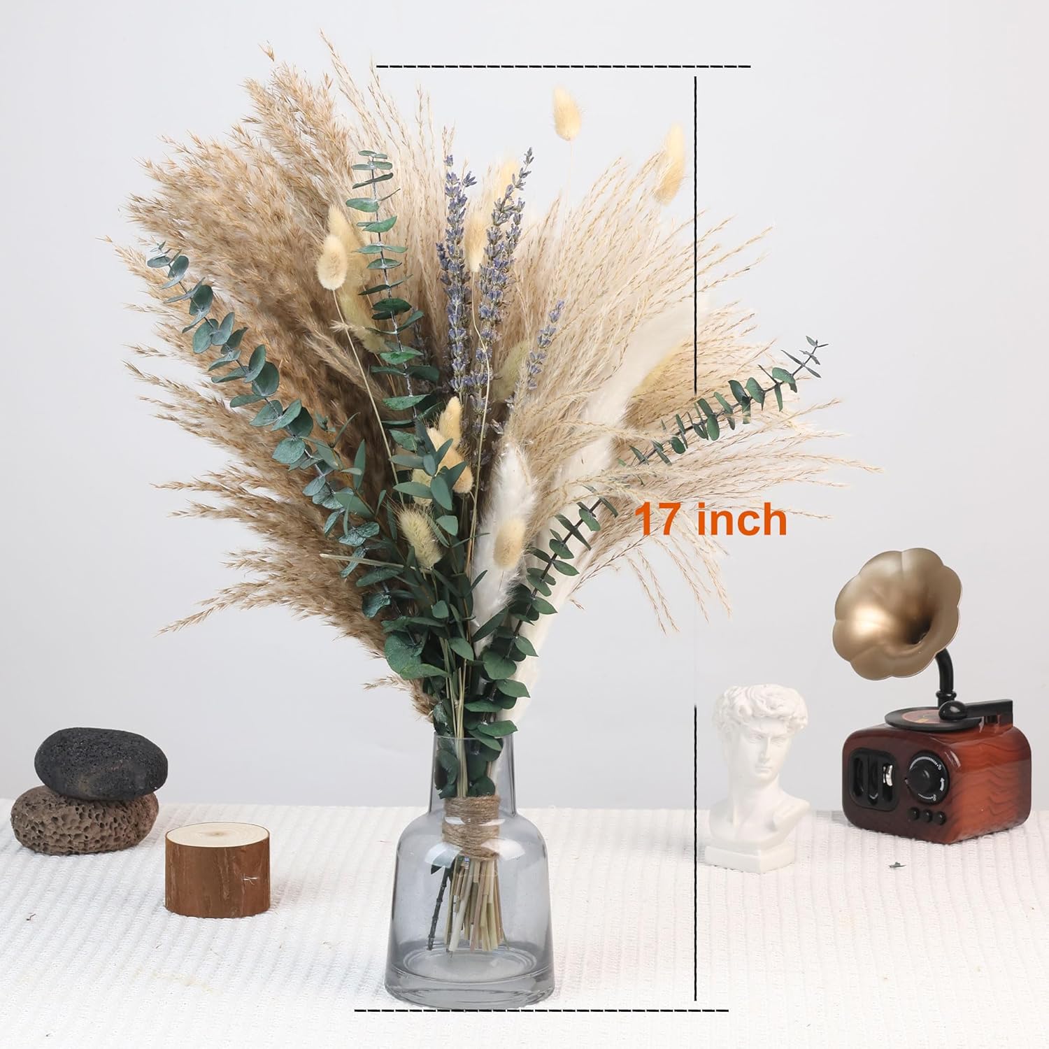 Dried Pampas Grass Boho Bouquet Decor