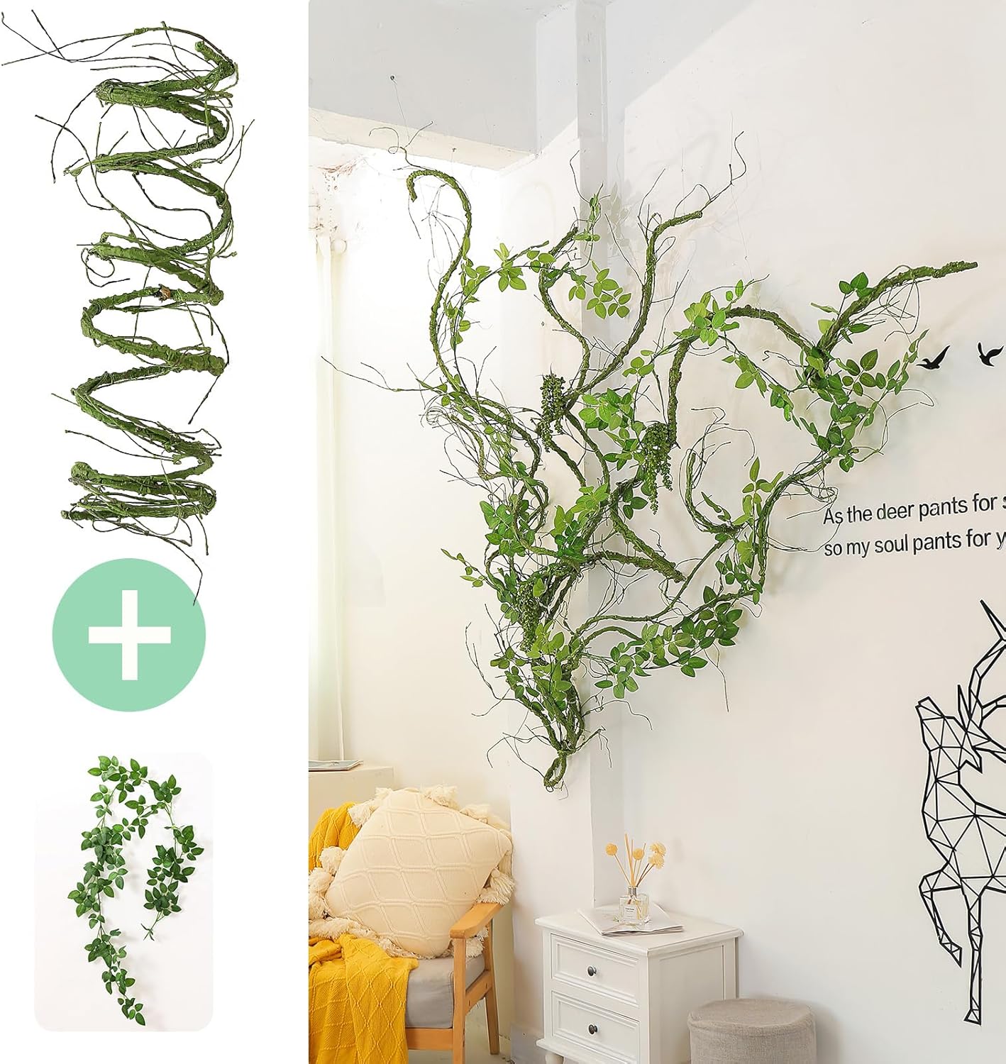 300cm Flexible Artificial Tree Trunk Garland