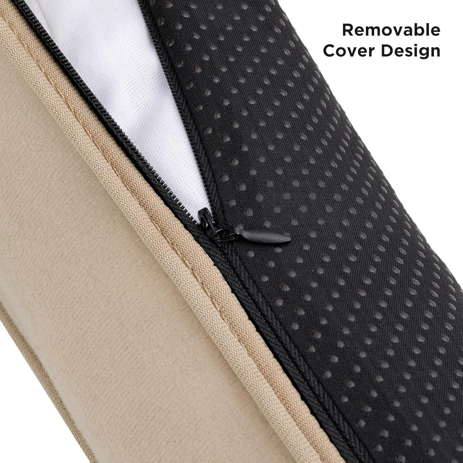 36 Inch Door Draft Stopper with Reusable Cover All-Season Insulation Seal