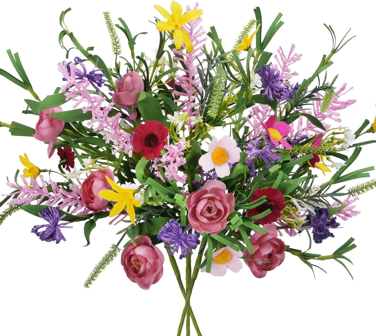 GTIDEA 3 Bundle Artificial Flowers Bouquet Decor