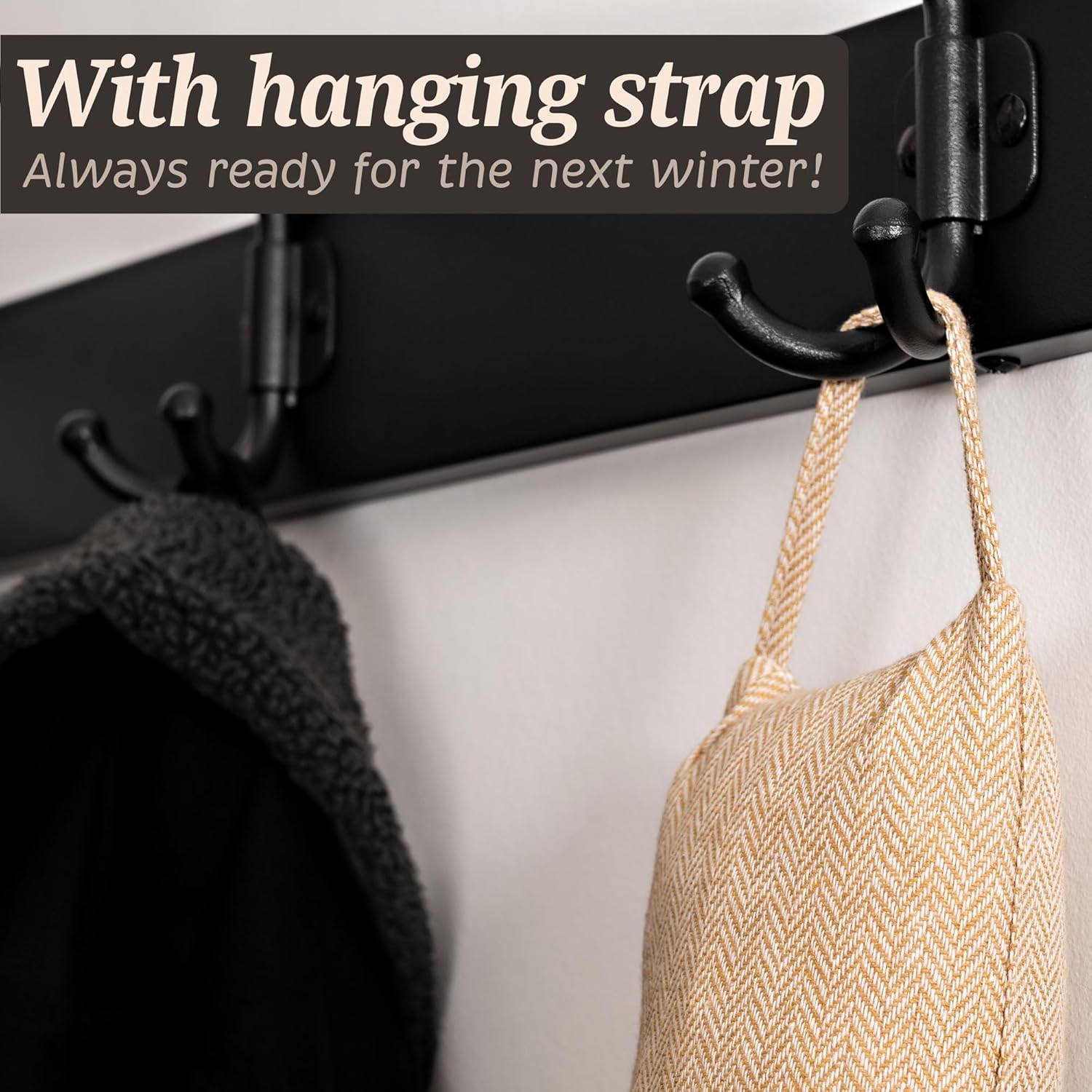 Praknu Door Draft Stopper 35 Inches Beige