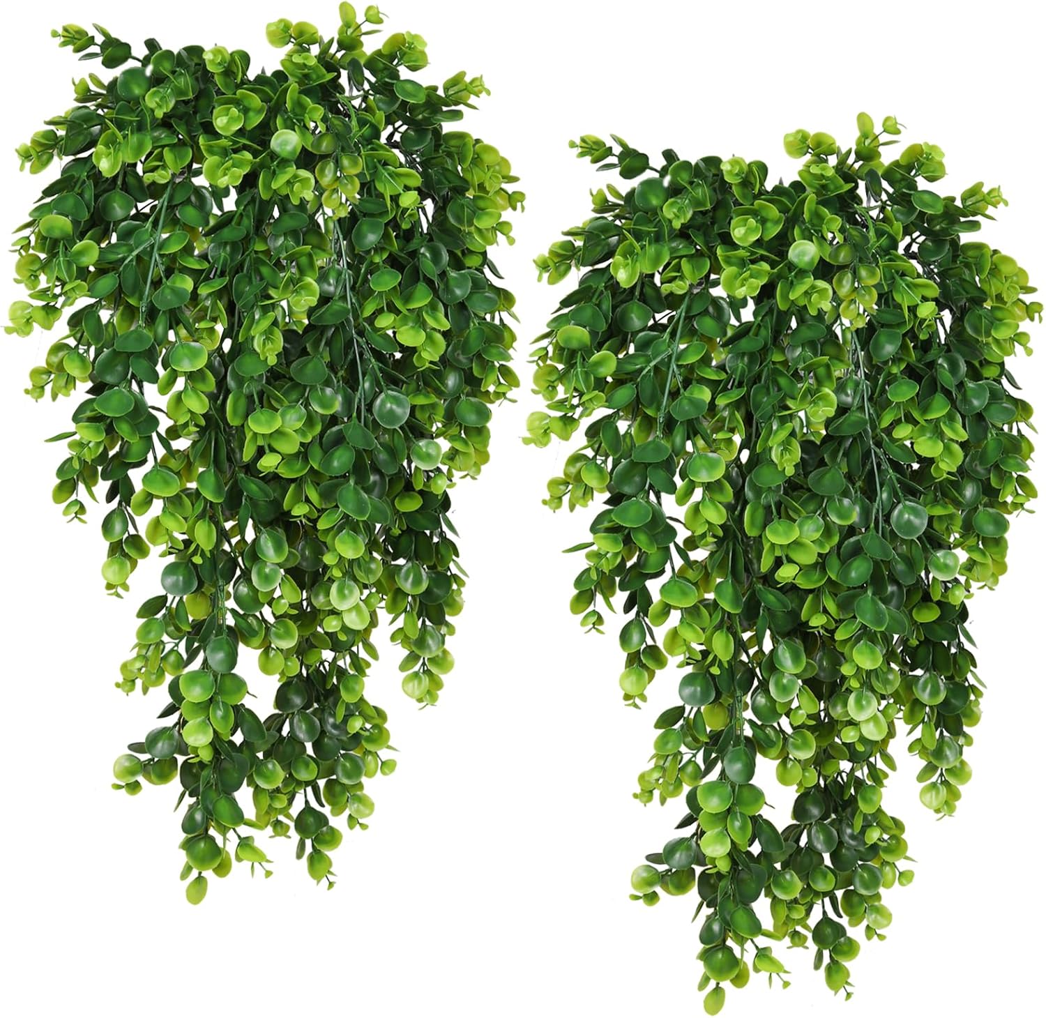 RECUTMS 4 Pack Artificial Eucalyptus Hanging Plants Greenery Decor