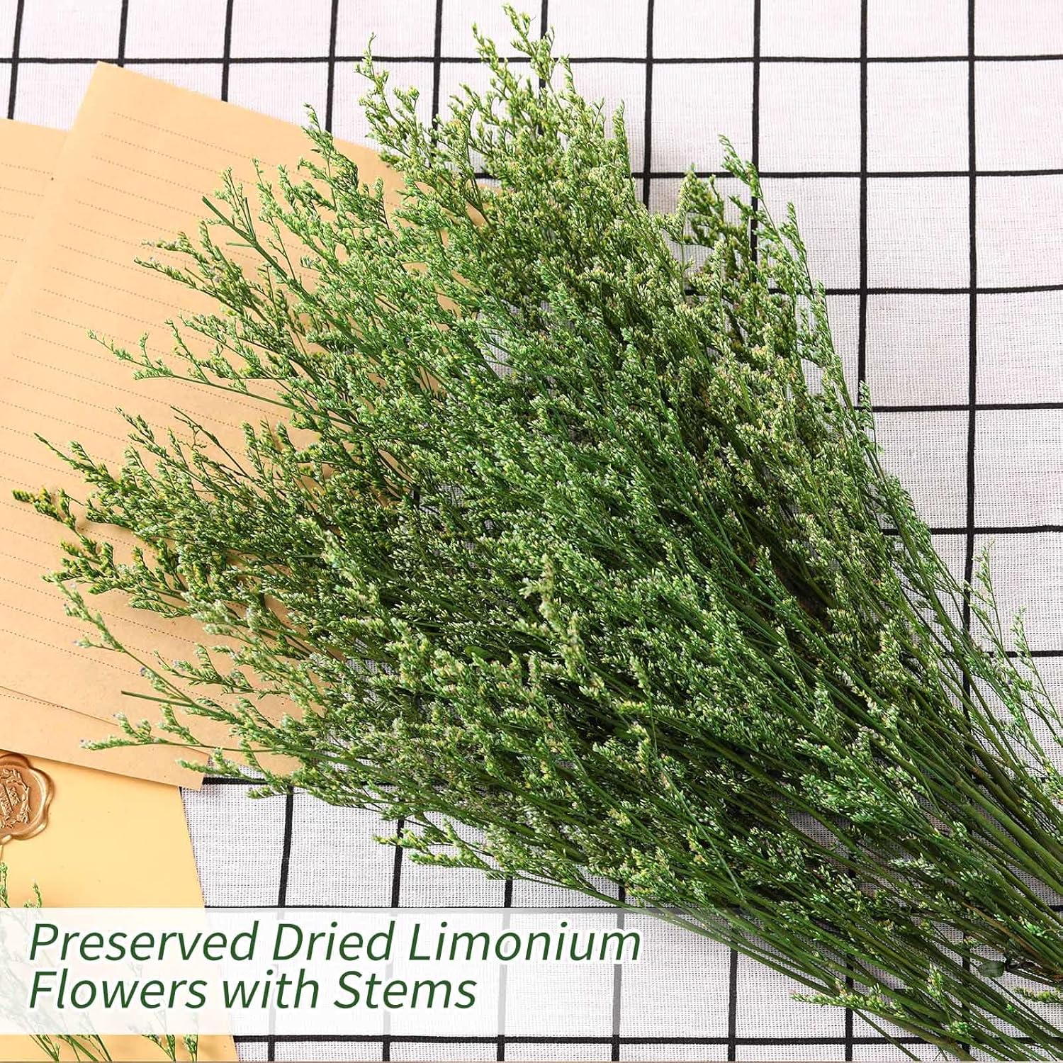 Natural Dried Flowers Bouquet 17 Lavender Babys Breath Wedding Decor