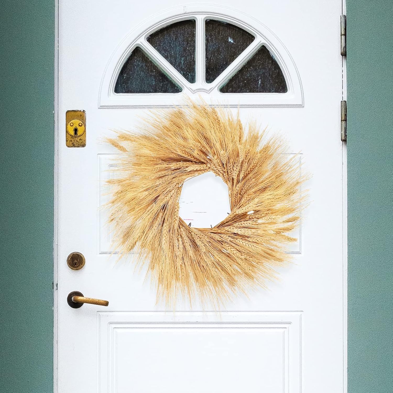 Uieke 177 Inch Dried Wheat Stalks for Fall Decor