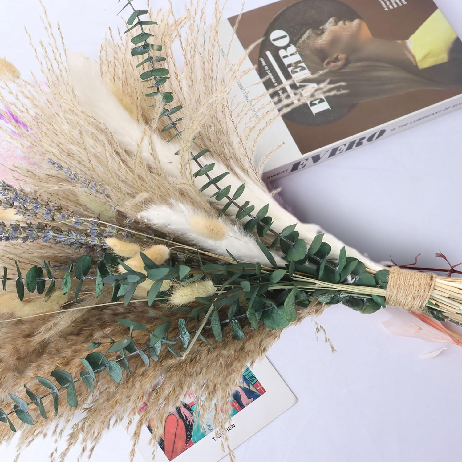 Dried Pampas Grass Boho Bouquet Decor