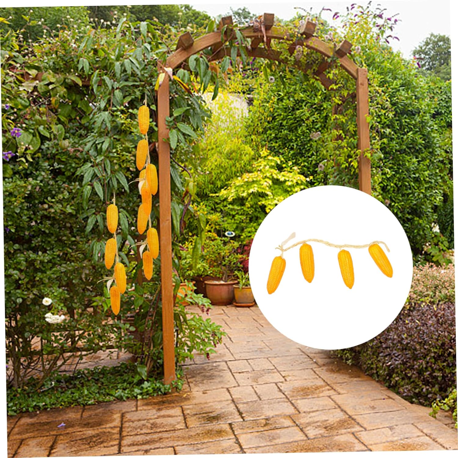 Cabilock Artificial Corn Decor for Farmhouse and Kitchen