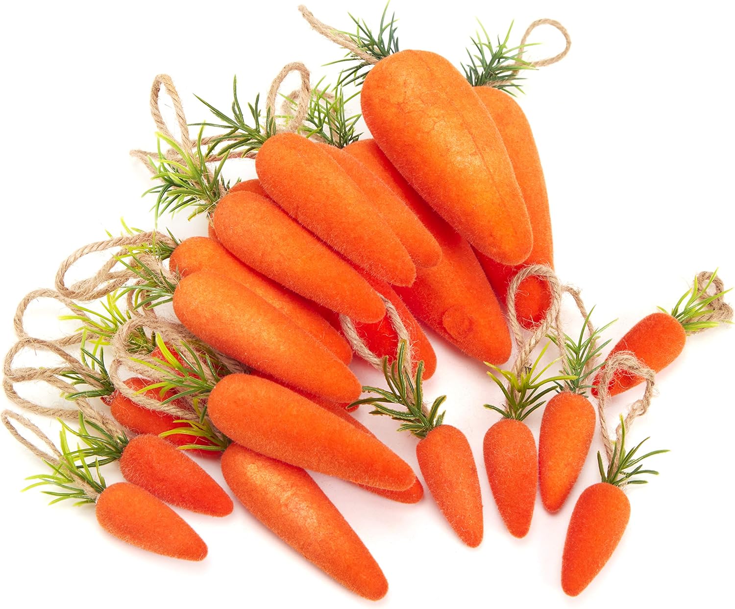 Athoinsu 22 Piece Easter Carrot Foam Decor Set