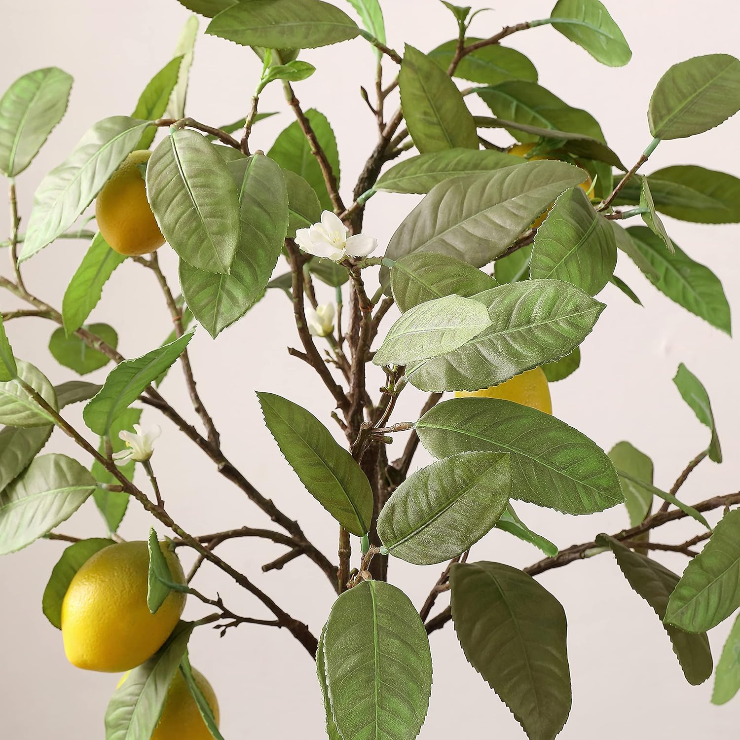 SAFAVIEH Artificial Lemon Tree 35 Inch Potted