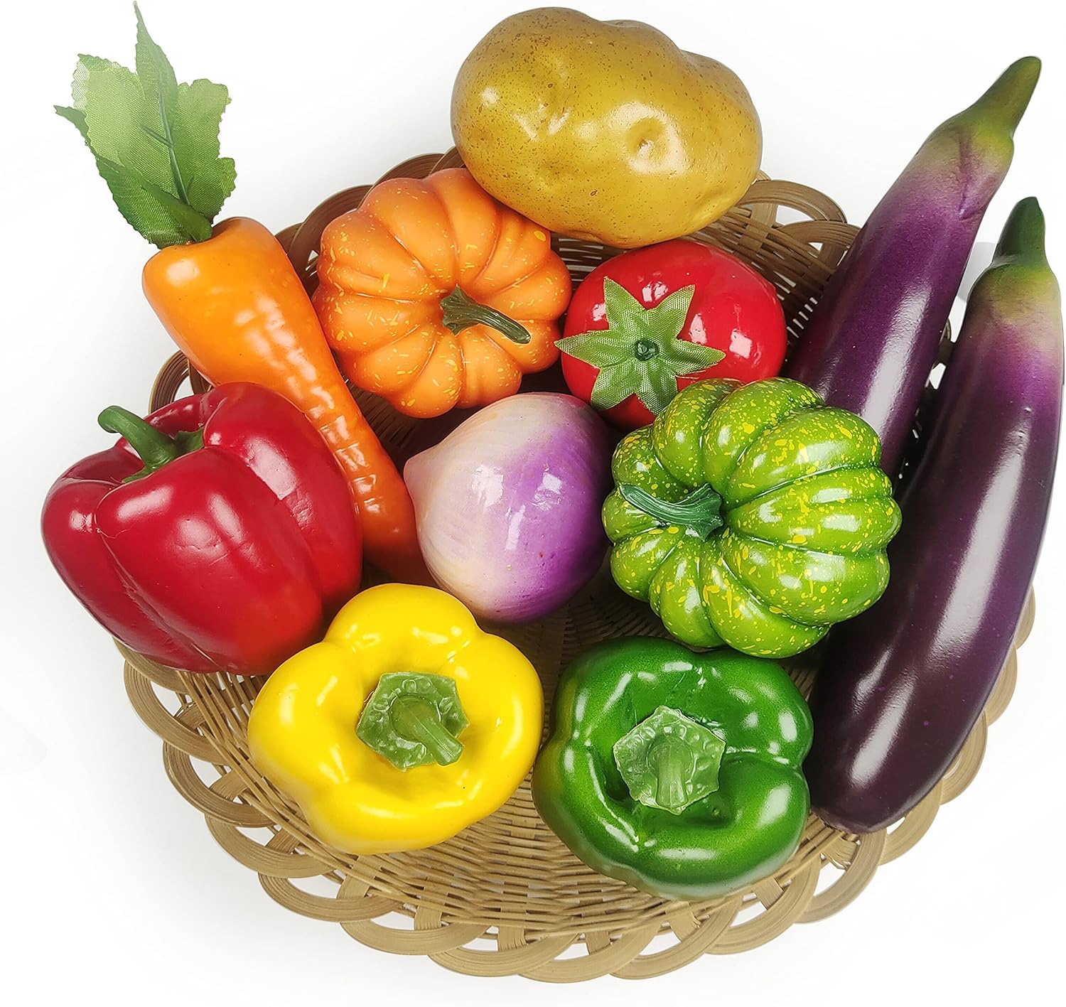 Lorigun 11 Pcs Artificial Vegetables Decoration Set