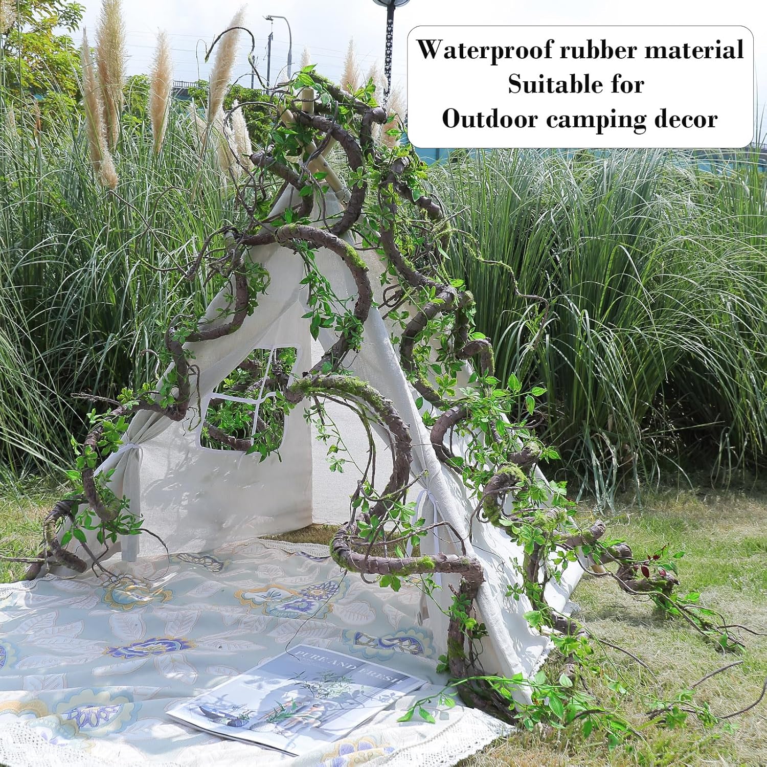 71 Inch Bendable Artificial Tree Vines Garland