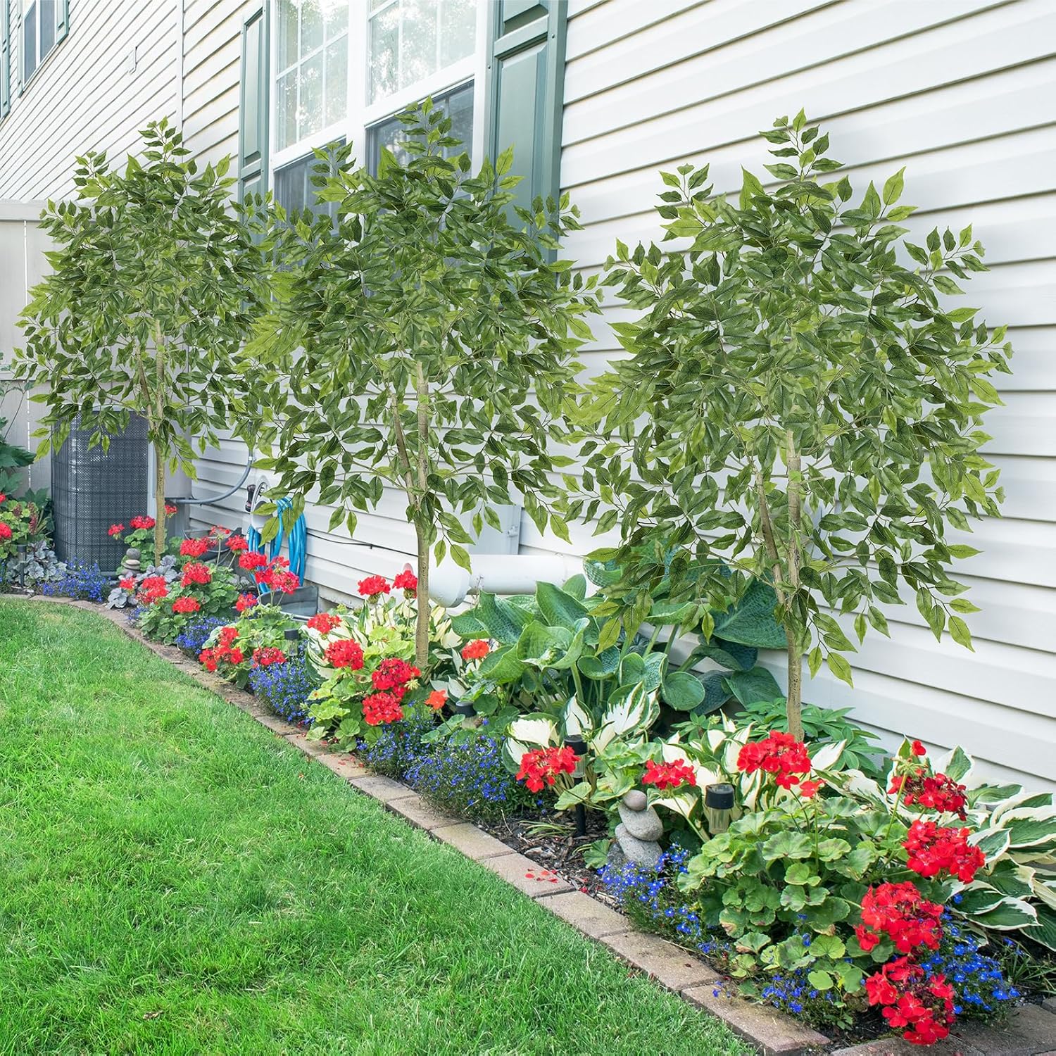 PINPON 6FT Artificial Ficus Tree for Home Decor
